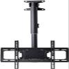 Adjustable Ceiling TV Mounting Bracket - for 26-65 Inch TVs, Full Motion Height Adjustable Swivel Tilt Bracket for LCD TVs and Monitors, Metal Expansion Screw Fixing view 1