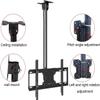 Adjustable Ceiling TV Mounting Bracket - for 26-65 Inch TVs, Full Motion Height Adjustable Swivel Tilt Bracket for LCD TVs and Monitors, Metal Expansion Screw Fixing view 3