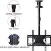 Adjustable Ceiling TV Mounting Bracket - for 26-65 Inch TVs, Full Motion Height Adjustable Swivel Tilt Bracket for LCD TVs and Monitors, Metal Expansion Screw Fixing view 4