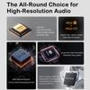 SMSL D200 HiFi Audio DAC | ROHM BD34353EKV DSD512 PCM768kHz Decoder | USB, Optical, Coaxial, Bluetooth Input | Fully Balanced Digital-Analog Converter for Stereo Amp, CD Player view 3