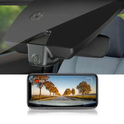 Fitcamx 4K Dash Cam Suitable for Hyundai Santa Fe 2019 2020 (Part No#S2000) SE SEL Plus Limited Ultimate, OEM Look, UHD 2160P Video, WiFi & APP, Loop Recording, G-Sensor, Plug & Play, 64GB Card