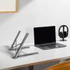 8-in-1 USB C Laptop Docking Station Stand, Multiport Adapter Computer Cooling Stand, Adjustable Tablet Stand with SD/TF Card Slots Fast Charging, Cooling Riser Office Workstation Hub view 2
