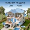 ELYSOO Solar Security Cameras Wireless Outdoor, 64GB Local Storage, 2K/4MP Home Security Camera System, 4-Cam Kit, 2.4G & 5GHz WiFi, PIR Motion Detection, 360 View view 3