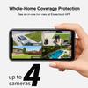 ELYSOO Solar Security Cameras Wireless Outdoor, 64GB Local Storage, 2K/4MP Home Security Camera System, 4-Cam Kit, 2.4G & 5GHz WiFi, PIR Motion Detection, 360 View view 4