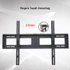 JIANSMZ TV Monitor Holder Rack Fixed TV Wall Mount Bracket Wall-Mounted TV Stand with Spirit Level and Anti-Drop Baffle Suitable for Most 60-100 Inch TVs Up to, view 3