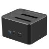 120cm USB 3.0 to Dual SATA Anti-Slip Hard Drive Docking Station for 2.5/3.5 Inches HDD SSD Duplicator/Offline Clone Function Accessory 1 view 1