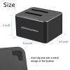 120cm USB 3.0 to Dual SATA Anti-Slip Hard Drive Docking Station for 2.5/3.5 Inches HDD SSD Duplicator/Offline Clone Function Accessory 1 view 2