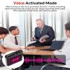 128GB Digital Voice Recorder, Rechargeable Audio Voice Activated Recorder  Perfect for Recording Lectures, Meetings, Conversation and Interviews MicroSD Card (128GB Black) view 4