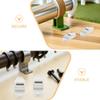 DECHOUS 10pcs Webbing Cleaner Replacement with Internal Brush Plastic Belt Guide Replacement Roller for 14mm Roller Shutter Accessories view 4