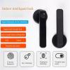 HABCGYUR Smart Door Handle. Bedroom Wooden Door Smart Fingerprint Lock One-k to Open Office Home Anti-Theft Door Lock Ball Handle Lock view 2