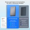 4G AI Voice Recorder - No WiFi/Bluetooth Needed, Transcribe & Summarize with AI Technology, App-Controlled, Supports 88 Languages, Audio Recorder for Lectures, Meetings, Interviews and Calls view 2