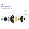 XEGZLH 93mm 3.5Inch Speakers with 30W Powerful Bass Metal Design for Home Theater Outdoor Party view 4
