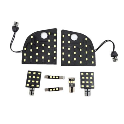 July King LED Car Interior Reading Lights compatible for Toyota GR86 and Subaru BRZ, 7 pcs, Car Dome Indoor Map Light, 2835SMD 6000K White