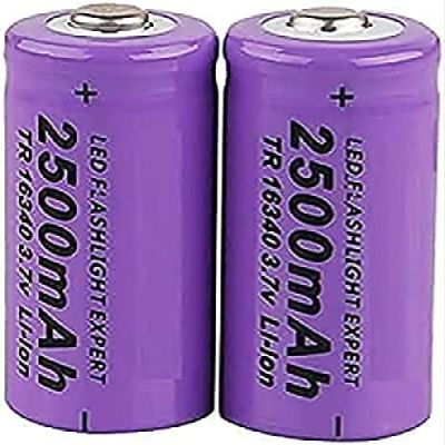 aa 3.7V 2500mAh, for LED Emergency Light, 2 Pieces