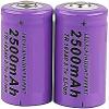 aa 3.7V 2500mAh, for LED Emergency Light, 2 Pieces view 1