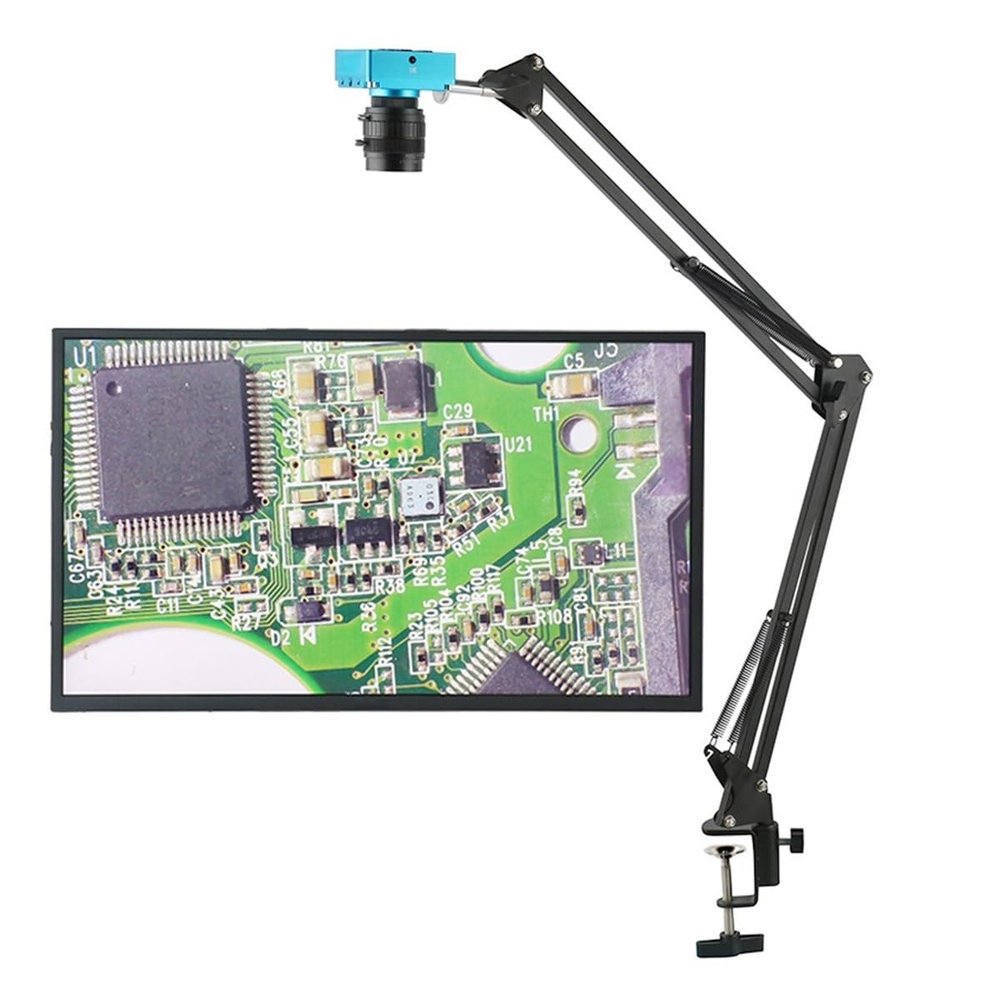 Microscope 30MP 1080P Digital Industrial Video Microscope Camera 6 6-60mm Zoom Lens