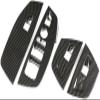 4pcs Car Door Window Lift Control Switch Panel Cover Trim Compatible with BMW X3 X4 G01 G02 2018 2019 2020 2021 view 1
