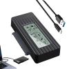 External Drive Dock - Hard Drive to USB Converter, Portable Disk Accessory | Recovery Kit with Durable Link Cable and Visual Display for Reliable File Storage On Computer Notebook Tablet At Home view 1