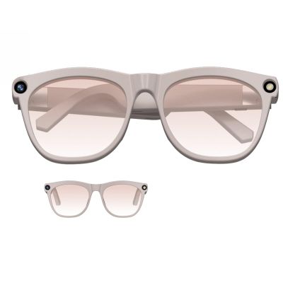 LMFLXOFD Smart Glasses with Camera,8mp Camera,Ai Intelligent Image Recognition,Real-Time Translation,Recording/Conversation/Shooting Functions,EIS Image Stabilization,Open Speakers,32gb Pink