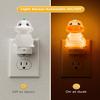 L LOHAS LED Plug in Night Light for Kids, 3D Cute Dinosaur Night Lights with Dusk to Dawn Sensor, RGB+Soft White 3000K Dinosaur Night Light, Christmas Birthday Gift Nightlight for Kids, Room Decor view 2