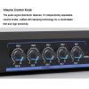 2 in 10 Out Stereo Audio Signal Distributor, Professional Audio Signal Distributor, with Independent Volume Adjustment, 5-Channel Stereo, 10-Channel Mono, for Home Speakers view 4