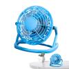 4 Inch Portable Table Fan - USB Powered Quiet Desk Fan, Small Electric Air Cooling | Strong Airflow Personal Device, Compact Office Desktop view 1