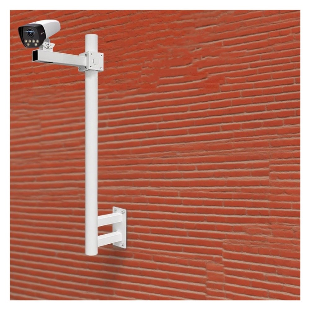 1.6 3 4 5 6.6ft Universal Security Camera Pole Outdoor, Overlength Surveillance Camera Poles, Solar Panels/Camera Mounting Bracket Pole for CCTV/IP(B,4 9/10 ft(150cm))
