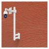 1.6 3 4 5 6.6ft Universal Security Camera Pole Outdoor, Overlength Surveillance Camera Poles, Solar Panels/Camera Mounting Bracket Pole for CCTV/IP(ligjt grey,3 3/10 ft(100cm)) view 1