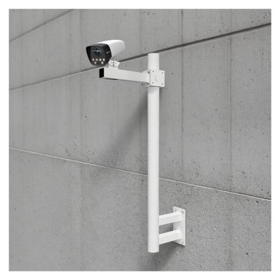 19.7 39.4 47 59 78.7in Wall-mount Surveillance Camera Pole, Universal Outdoor Pole for Security Cameras, Street Light Pole Easy Install & Disassemble(B,1.5m-4 9/10 ft)
