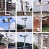 19.7 39.4 47 59 78.7in Wall-mount Surveillance Camera Pole, Universal Outdoor Pole for Security Cameras, Street Light Pole Easy Install & Disassemble(B,1.5m-4 9/10 ft) view 3
