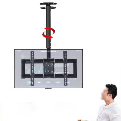 Adjustable Height Telescoping Ceiling TV Bracket, Ceiling TV Mount, Wall TV Mount Bracket, Fits 37-85inch LCD Flat Screen TVs, Metal Expansion Screw Fixing