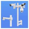 1.6-6.6ft Extra-long Security Camera Pole, Surveillance Stand, Camera Mounting Pole Camera Bracket for Warehouse/Street/Yard, Galvanized Steel Pipe(Light Coffee,2m/78.7 in) view 1