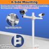 19.7 39.4 47 59 78.7in Wall-mount Surveillance Camera Pole, Universal Outdoor Pole for Security Cameras, Street Light Pole Easy Install & Disassemble(ligjt grey,1.5m-4 9/10 ft) view 4