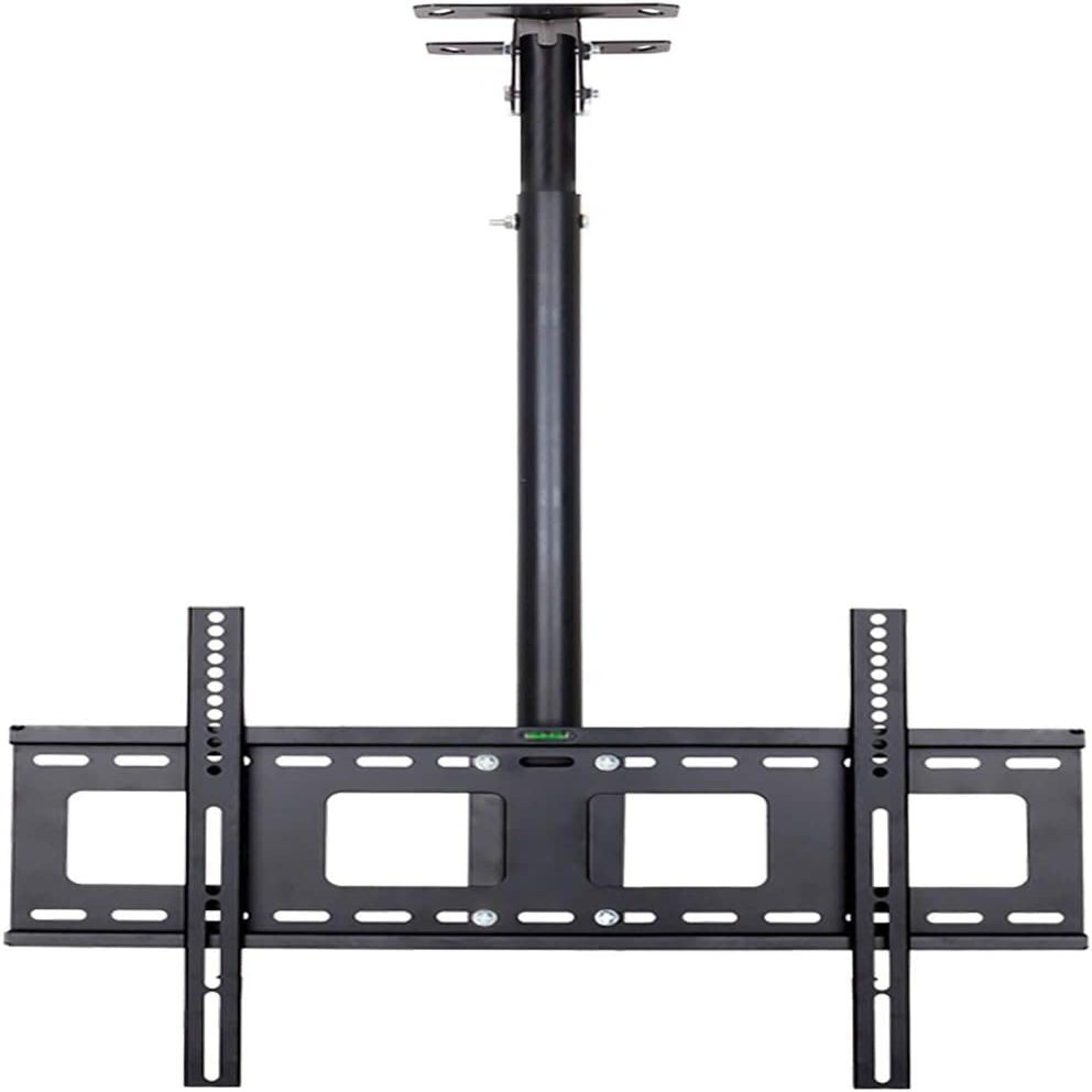 LWJQRSP TV Stand TV, TV Ceiling Mount Bracket, 40-70 Inch Full Motion Movement Flat/Curved Screen Bracket, Holds Up to 45kg, Telescopic Height Adju