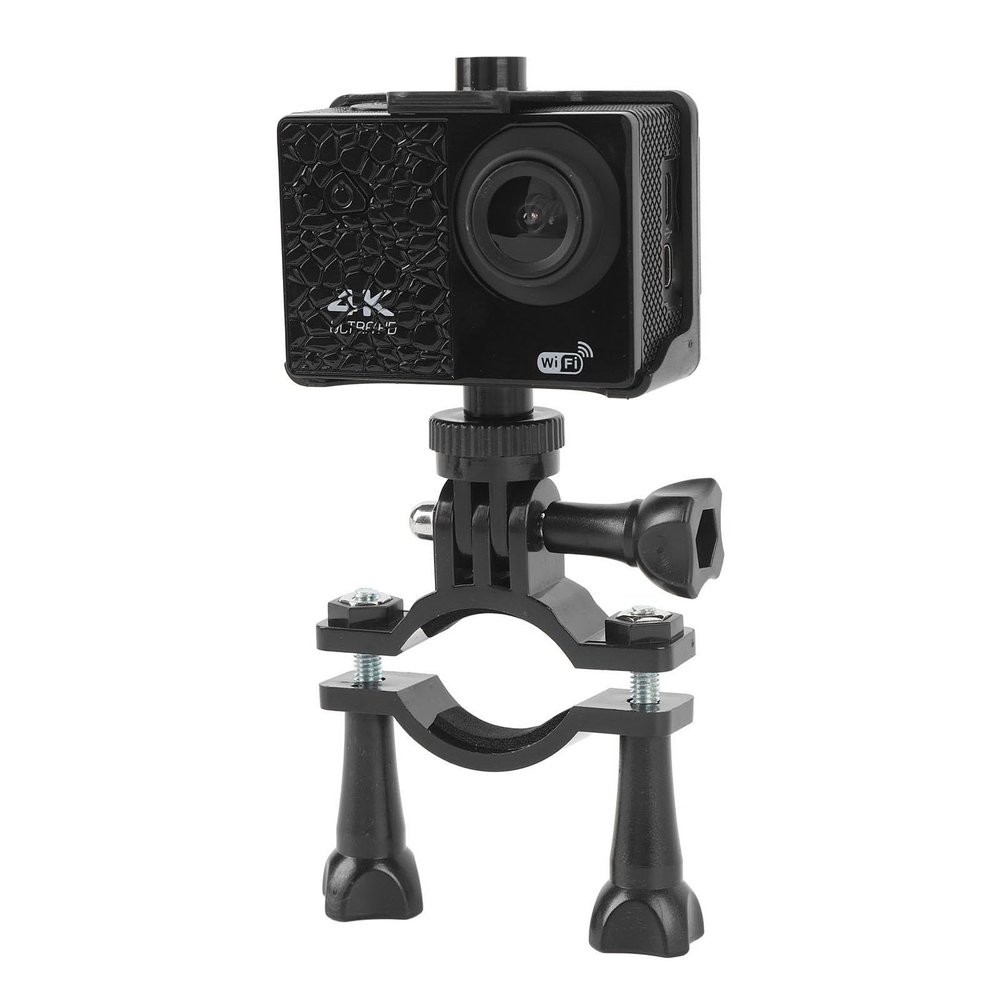 Saluaqui UltraStable 4K Camera with 170 Degree Wide Angle & 2.0 Inch Screen | Multi Axis Stabilization DV Cam for Cycling | Rainproof Outdoor Camcorder