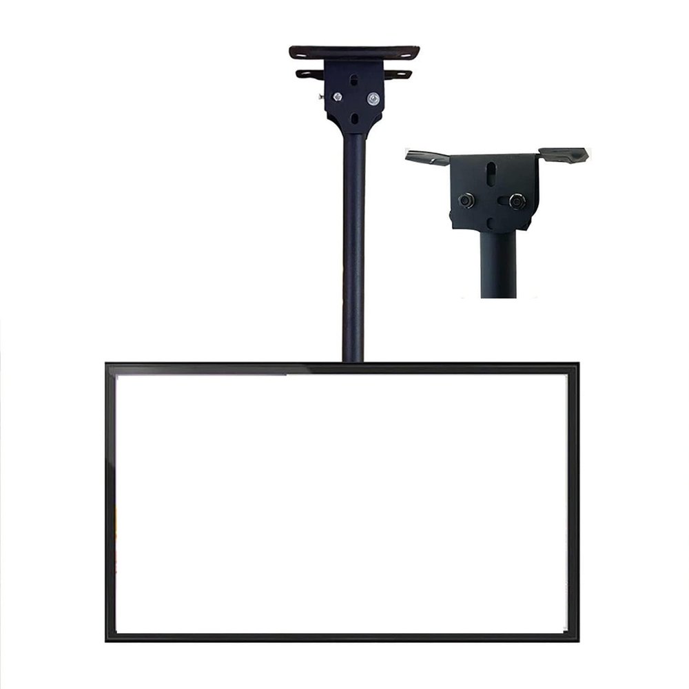LWJQRSP tv Stand Tv Ceiling Mount, Tv Bracket with Adjustable Height Telescoping Tilt and Swivel, Fits Most 26-60Inch Led Flat Panel Sn Display
