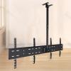 LWJQRSP Ceiling TV Mount Bracket - Tilt and Rotatable TV Stand for 32-40 Inch TVs,Holds Two Screen,Teles Height Adjustment TV Mount,Max VESA 400x400mm,715,1014mm view 1