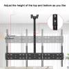LWJQRSP Ceiling TV Mount Bracket - Tilt and Rotatable TV Stand for 32-40 Inch TVs,Holds Two Screen,Teles Height Adjustment TV Mount,Max VESA 400x400mm,715,1014mm view 4