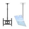 LWJQRSP TV Stand TV Ceiling Mount TV Bracket Fits Most 32-70 Inch LED Plasma Panel Display Adjustable Height Telescoping Tilt and Swivel Max 600x400mm,0.5-1m view 1