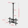 LWJQRSP TV Stand TV Ceiling Mount TV Bracket Fits Most 32-70 Inch LED Plasma Panel Display Adjustable Height Telescoping Tilt and Swivel Max 600x400mm,0.5-1m view 2