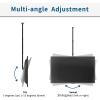 LWJQRSP TV Stand TV Ceiling Mount TV Bracket Fits Most 32-70 Inch LED Plasma Panel Display Adjustable Height Telescoping Tilt and Swivel Max 600x400mm,0.5-1m view 3