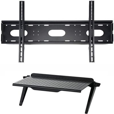 LWJQRSP tv mounts Stands Tv Wall Mount Ultra Slim TV Wall Bracket for Most 42-90 Inch LED LCD OLED and Plasma TV max 700x500mm Load-Bearing Up to 100kg