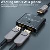 4K@240Hz DisplayPort 2X1 Video Switcher Supports 16K Resolution 4K240Hz Two Directional Conversion DisplayPort Switcher view 2