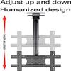 LWJQRSP Multifunction Ceiling Tv Mount, Built-in Wire Management, Gear Buckle Design, Fits 32-75Inch Tvs, 110Pound/50Kg Capacity, Max 600X400Mm Tv Mount Tv Stand view 3