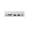 6-Port USB 3.0 Hub 5Gbps Data Transfer Support SD TF Card & 3.5MM Aux Snap-On Design USB Clamp Adapter for Laptop PC view 2