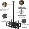 LWJQRSP TV Stand TV, Double Sided Ceiling TV Mount Bracket, Telescoping Adjustable Height Pole, TV Wall Mount Bracket Fits 40-70 Inch Flat Screen T view 4