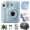 FUJIFILM INSTAX MINI 12 Film Camera Pastel Blue with Fuji Value Pack Instant Film - 60 Photo Sheets with Camera Case and Accessories Ideal Gift for Kids, Teenage Girl & Adults view 1