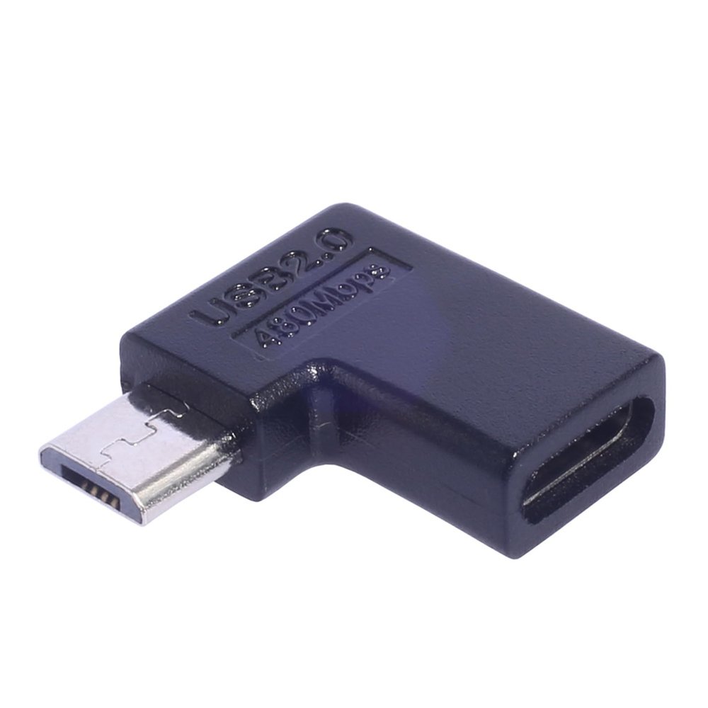 Angled USB to UsbC TypeC Adapter 90 Degree to Converter Connectors to Converter