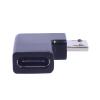 Angled USB to UsbC TypeC Adapter 90 Degree to Converter Connectors to Converter view 4