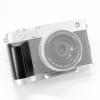 Iborrys L-Shaped Camera Handle Compatible with FUJIFILM Fuji X-E5 XE5 Camera Aerospace Aluminum Alloy Camera Grip | Original Retro Anti-Slip Texture (Aluminum Alloy Black+Silver) view 1